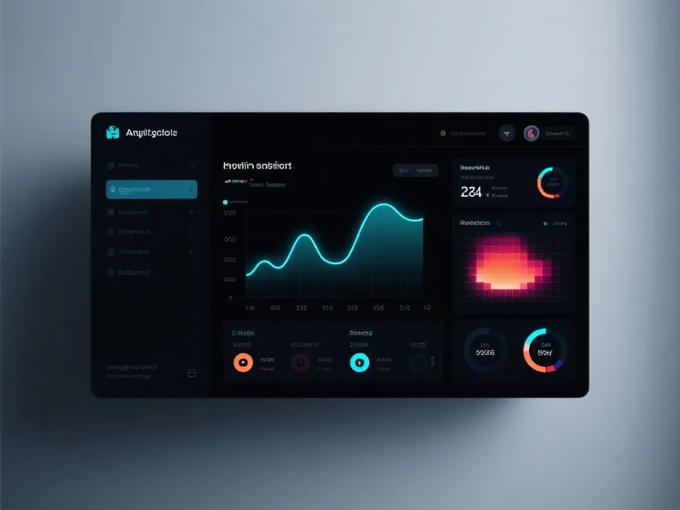 走势图面板深色示意